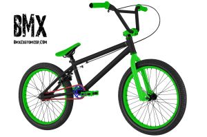 neon green bmx bike