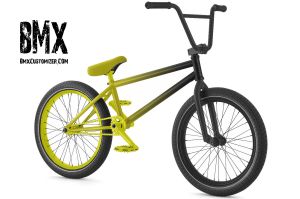 black and yellow bmx bike