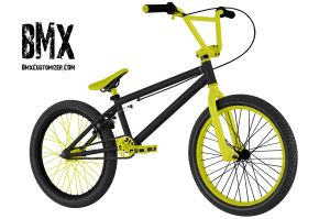 black and yellow bmx