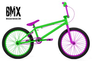 a green bike