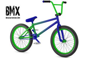 Green And Blue BMX Bikes