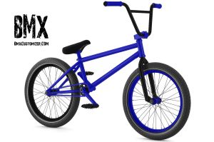 bmx blue and black