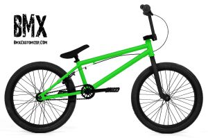 black and green bmx