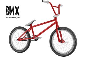 Red And White BMX Bikes