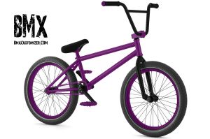 black and purple bmx