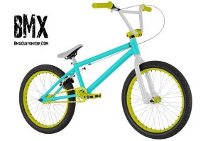 blue and yellow bmx