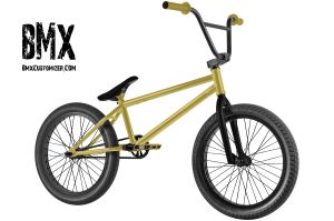 gold bmx parts