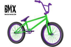 bright green bike