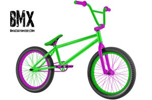 Green And Pink BMX Bikes