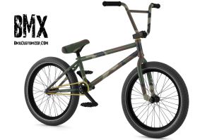 camo bmx frame