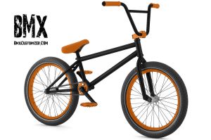 orange bmx bike