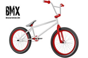 red white bike