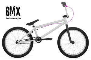 black and white bmx bike