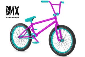 pink and blue bike