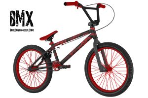 Red and black discount bmx bike